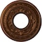 Ekena Millwork Baltimore PVC Medallion (Canopies up to 4 1/4"), 10"OD x 3 1/2"ID x 3/4"P, Metallic Dark Copper CMP10BACDC - alternate 1